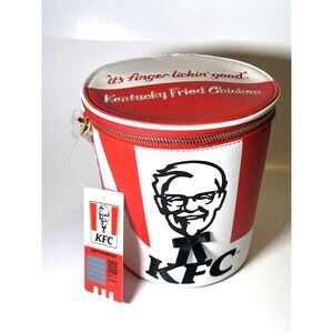 RARE - KFC Chicken Bucket Figural Crossbody Bag BOXLUNCH PURSE BACKPACK LOGO